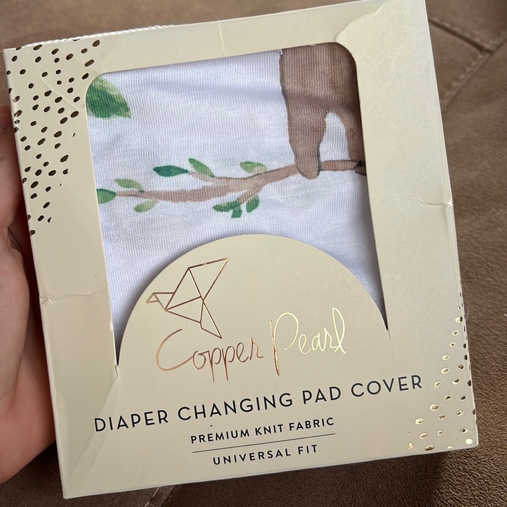 Diaper changing pad cover